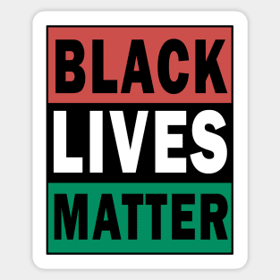 Black lives matter Sticker